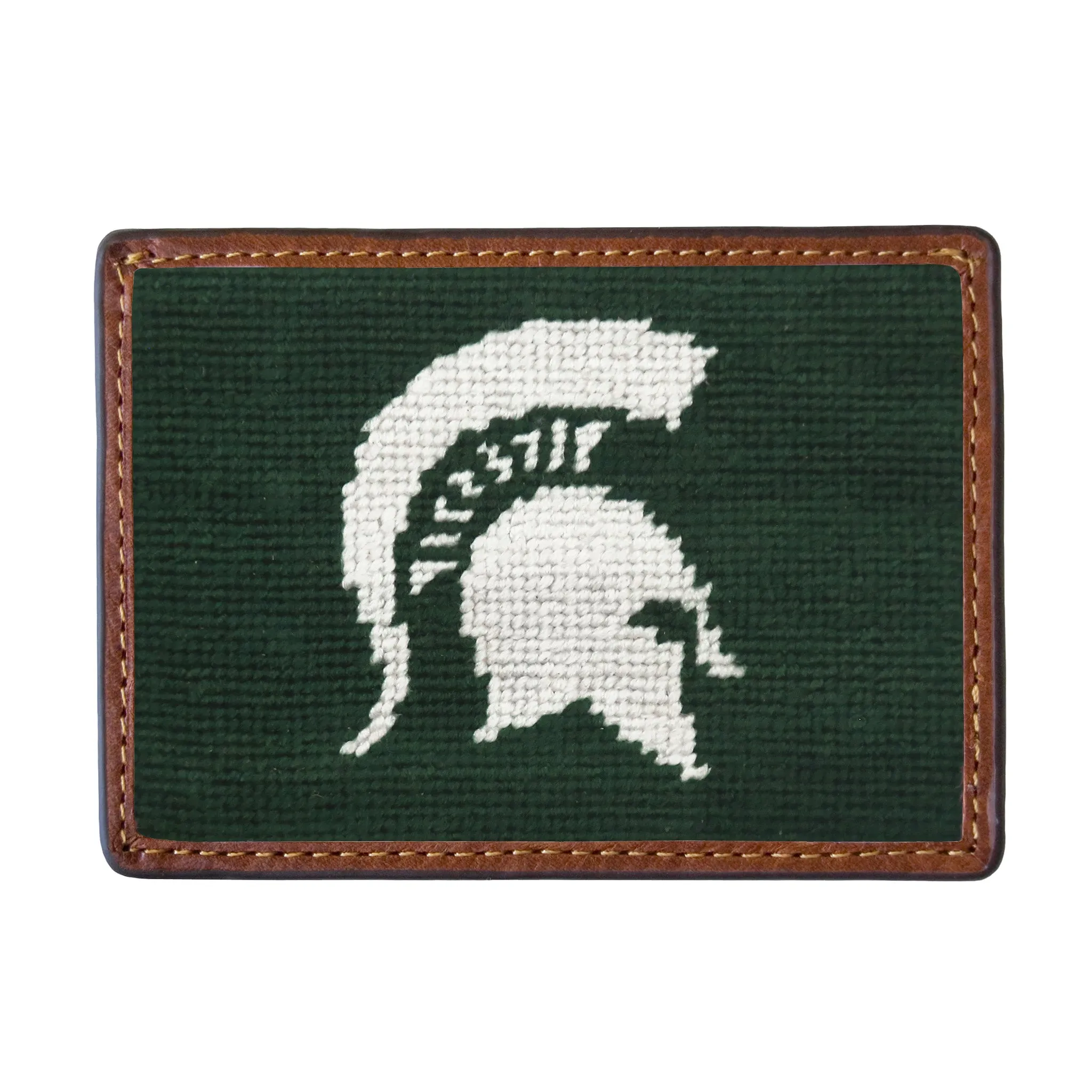 Michigan State Spartan Credit Card Wallet (Dark Pine) sold by Smathers & Branson
