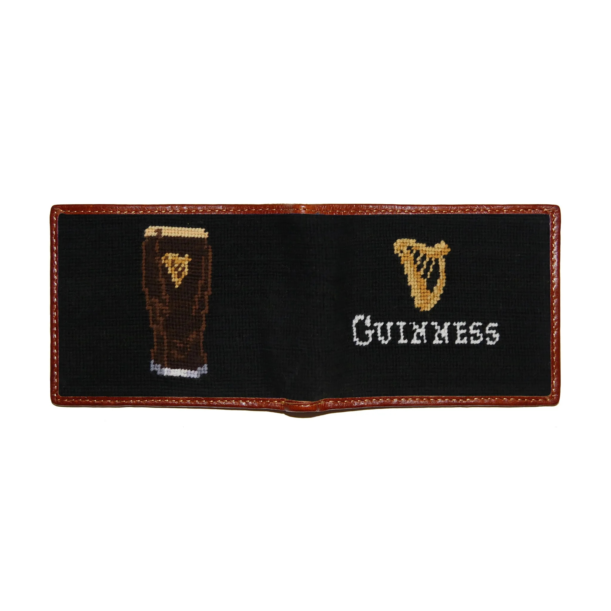 Guinness Harp Text-Glass Wallet (Black) sold by Smathers & Branson product image thumbnail 2