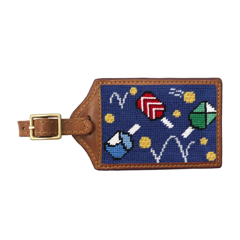 Wacky Pickleball Luggage Tag (Classic Navy) made by Smathers & Branson
