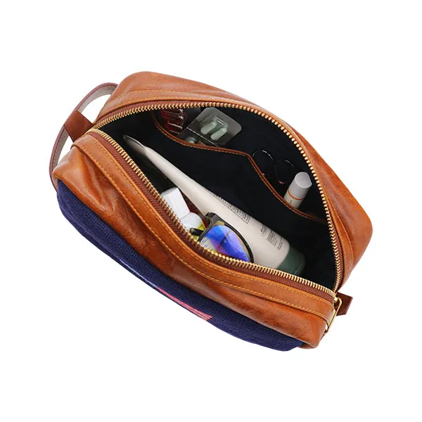 Monogrammed SC Flag Toiletry Bag (Blueberry) sold by Smathers & Branson product image thumbnail 2