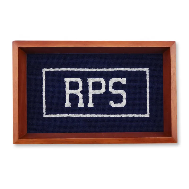 Monogrammed Valet Tray made by Smathers & Branson