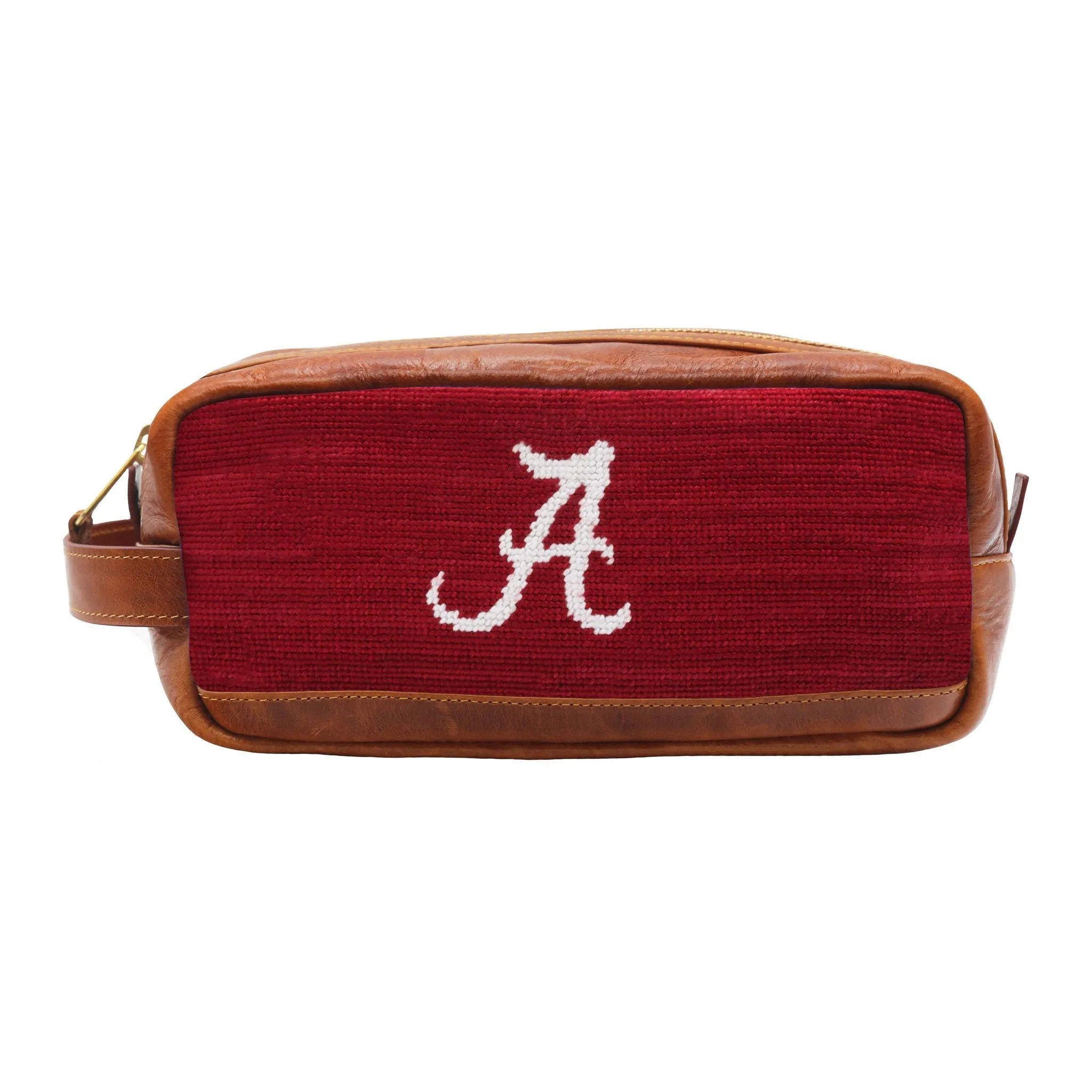 Monogrammed Alabama Toiletry Bag (Garnet) sold by Smathers & Branson