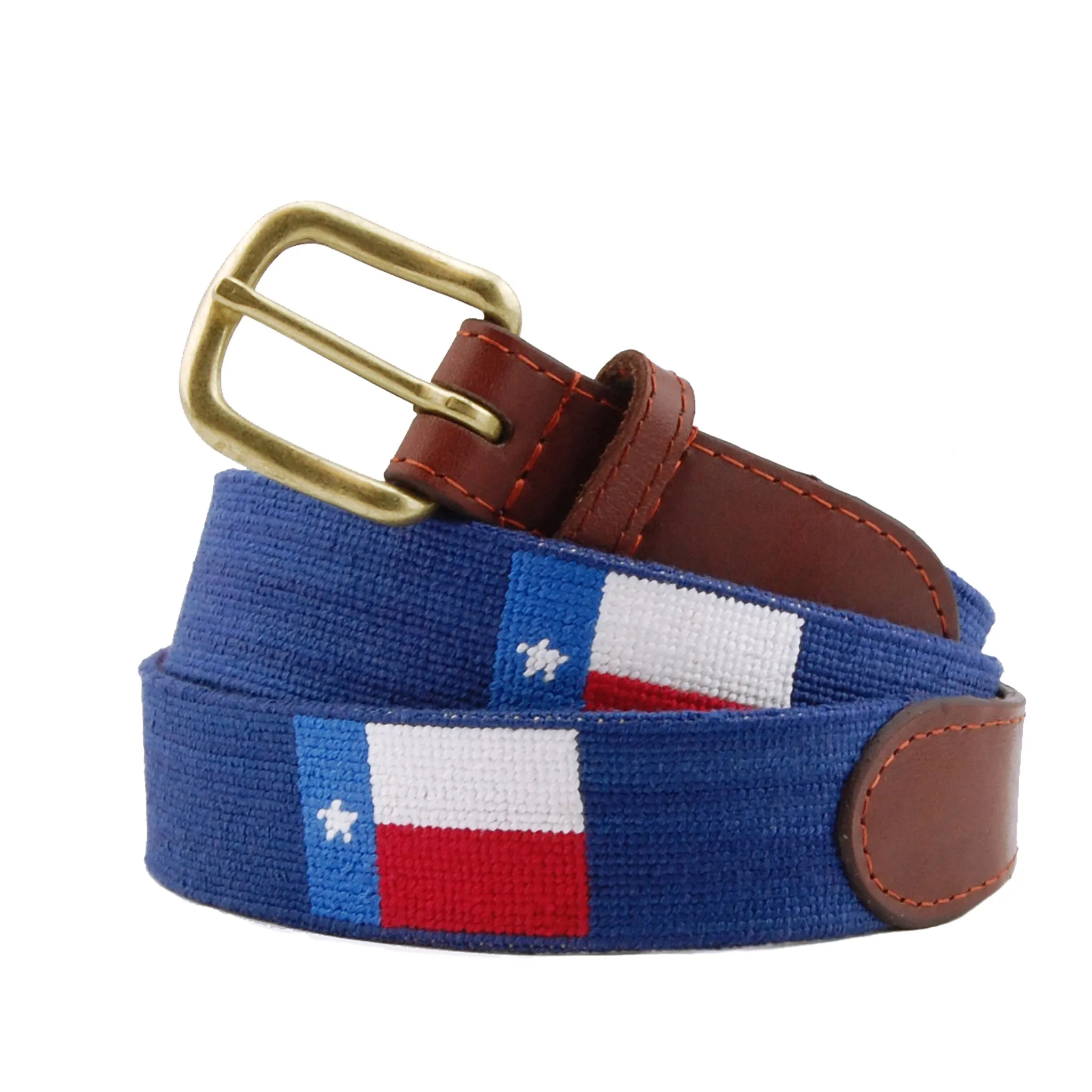 Monogrammed Texas Flag Belt (Classic Navy) sold by Smathers & Branson