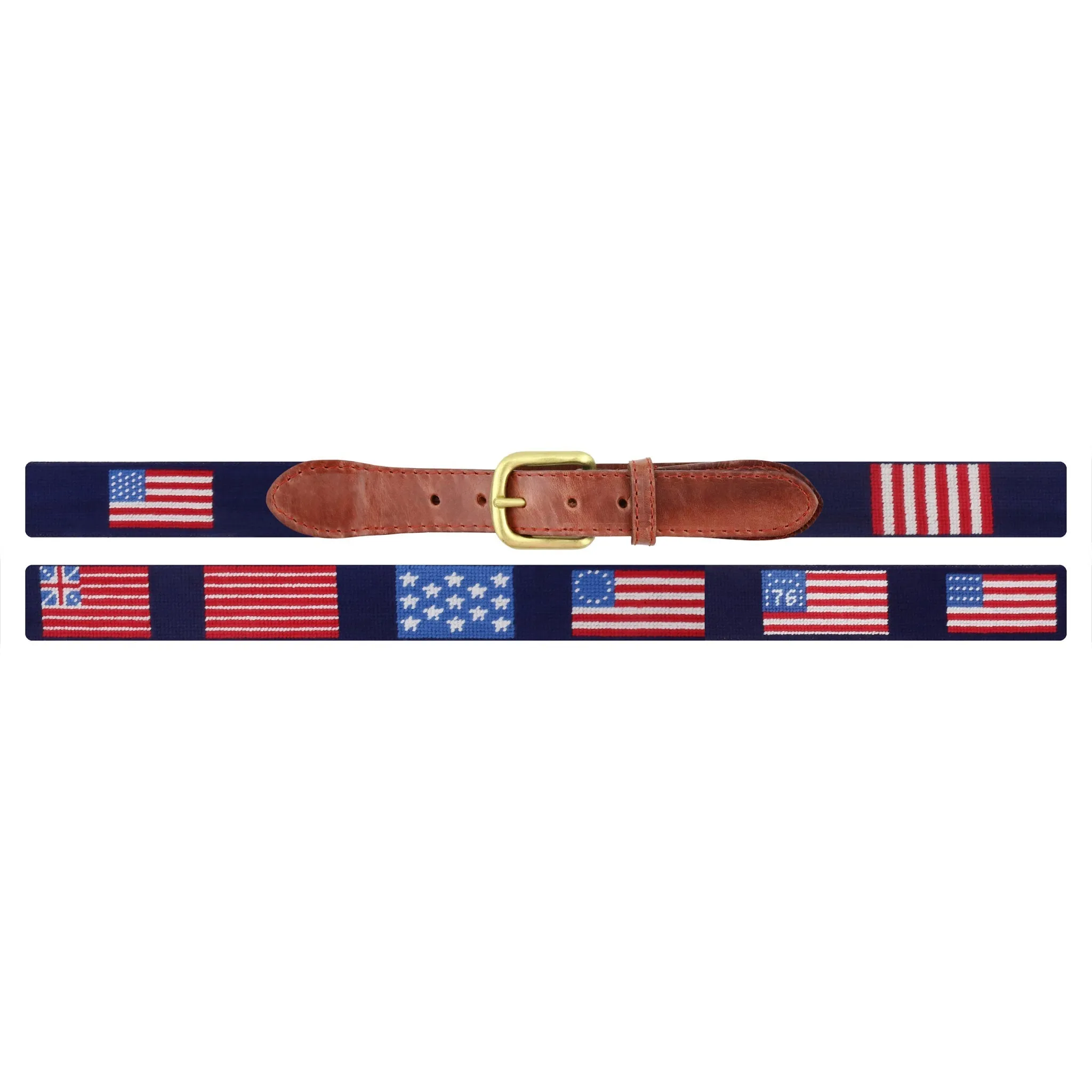 Monogrammed Flags of our Fathers Belt (Dark Navy) sold by Smathers & Branson product image thumbnail 2
