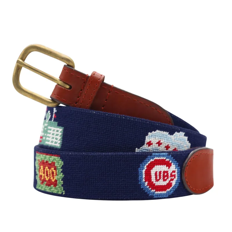Monogrammed Chicago Cubs Life Belt (Dark Navy) made by Smathers & Branson