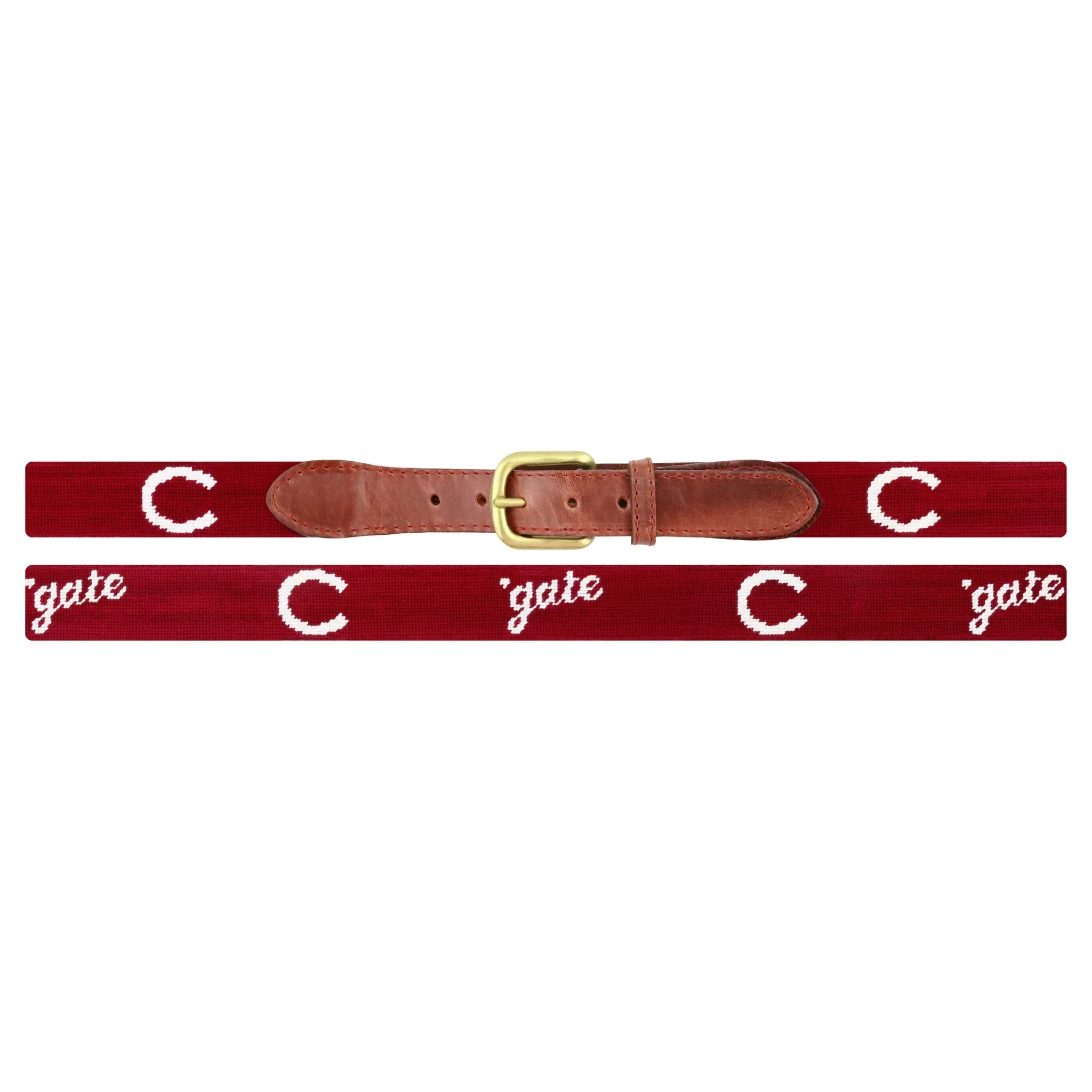 Monogrammed Colgate C-gate Belt (Garnet) sold by Smathers & Branson product image thumbnail 2