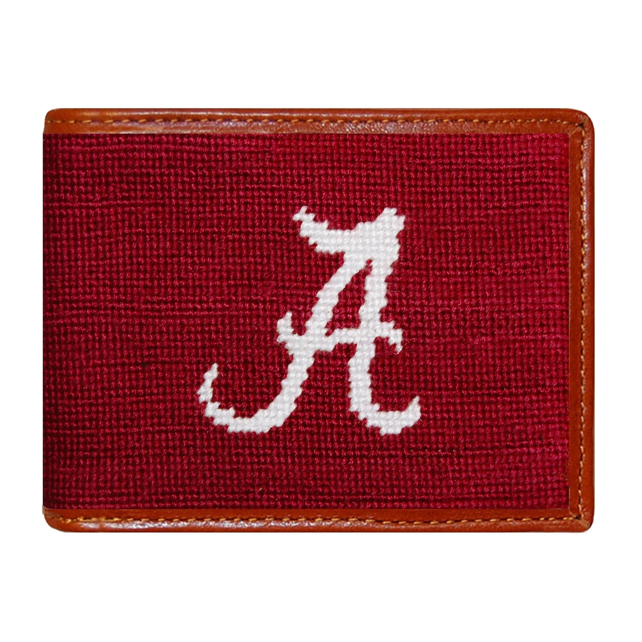 Monogrammed Alabama Wallet (Garnet) sold by Smathers & Branson