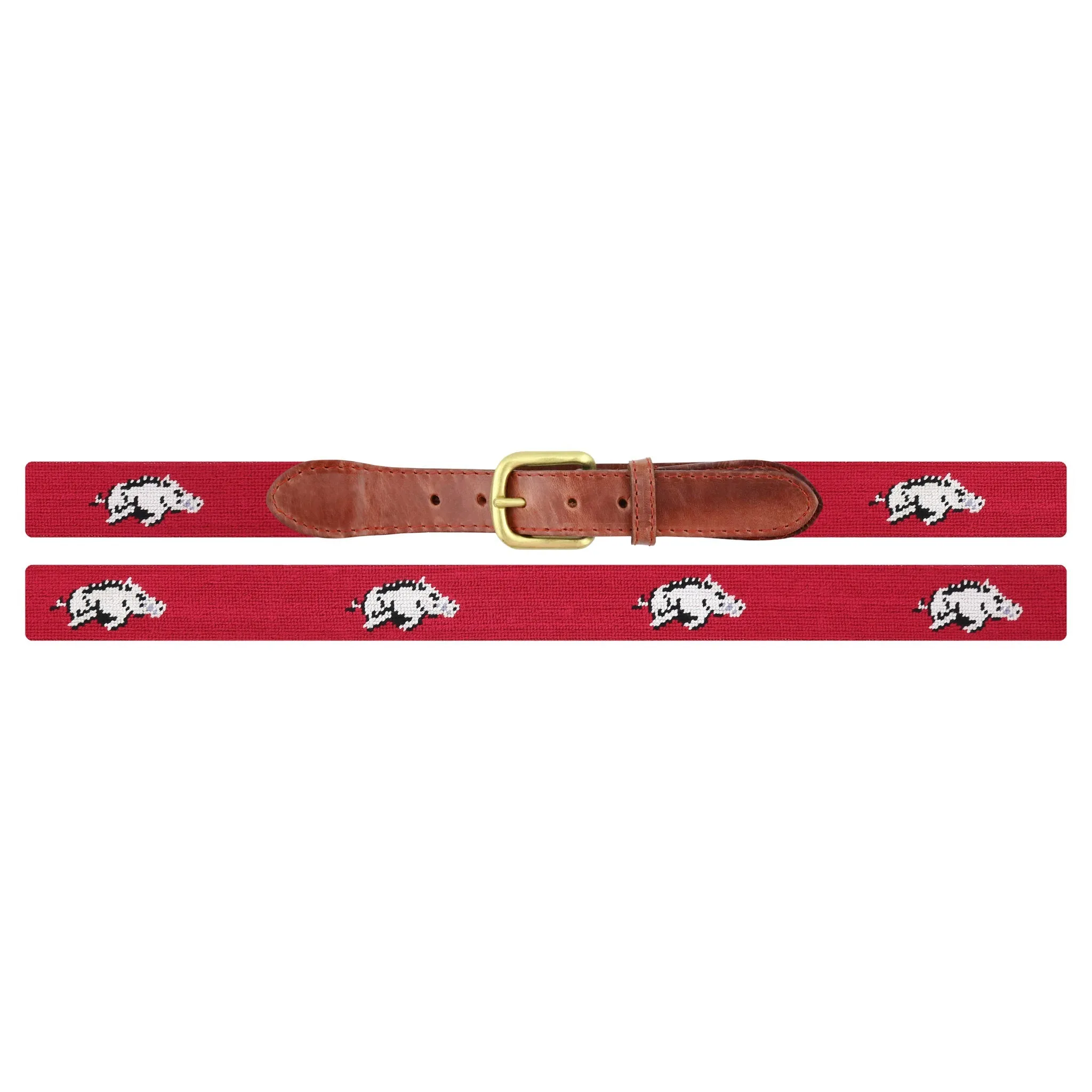 Monogrammed Arkansas Belt (Cranberry) sold by Smathers & Branson product image thumbnail 2