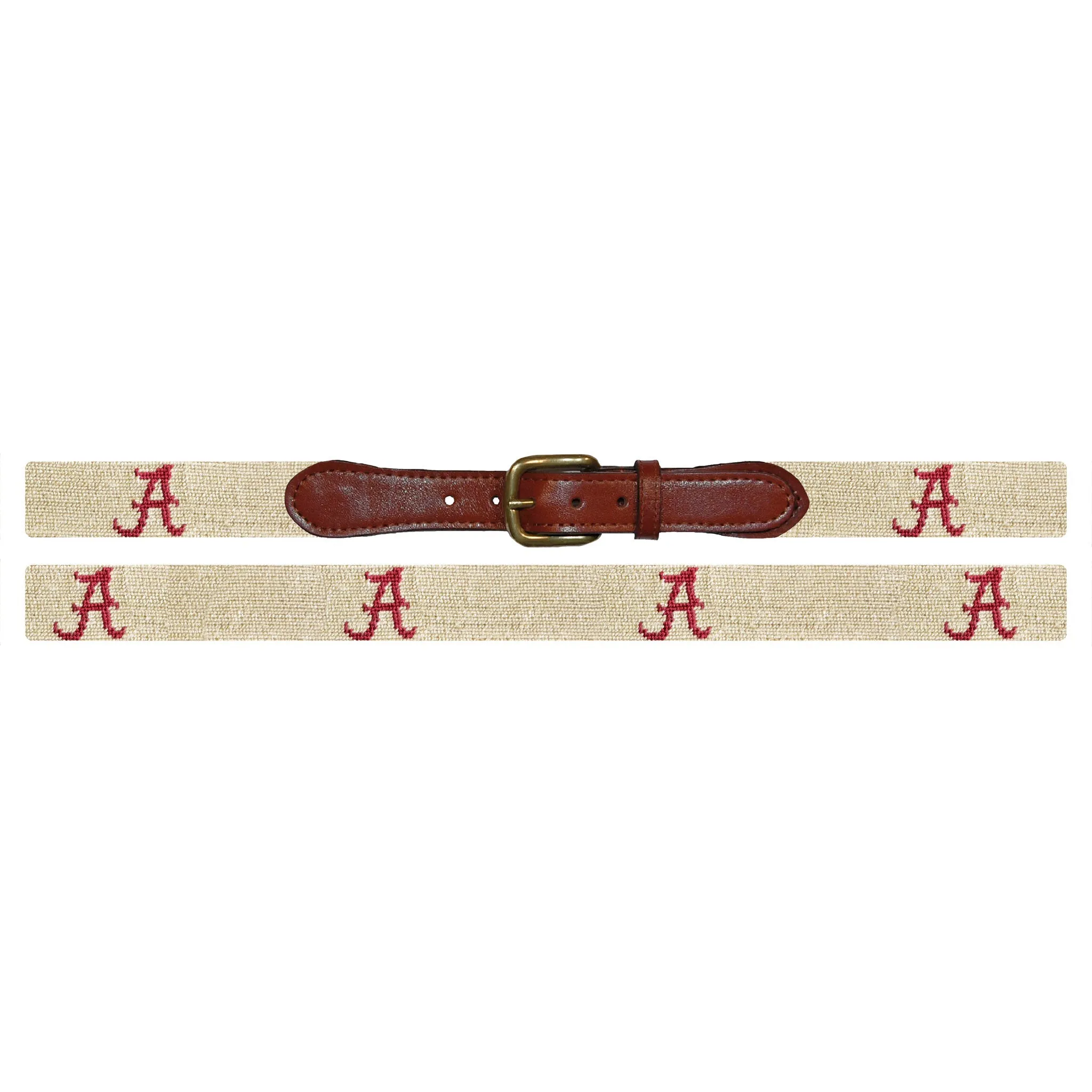 Monogrammed Alabama Belt (Light Khaki) sold by Smathers & Branson product image thumbnail 2