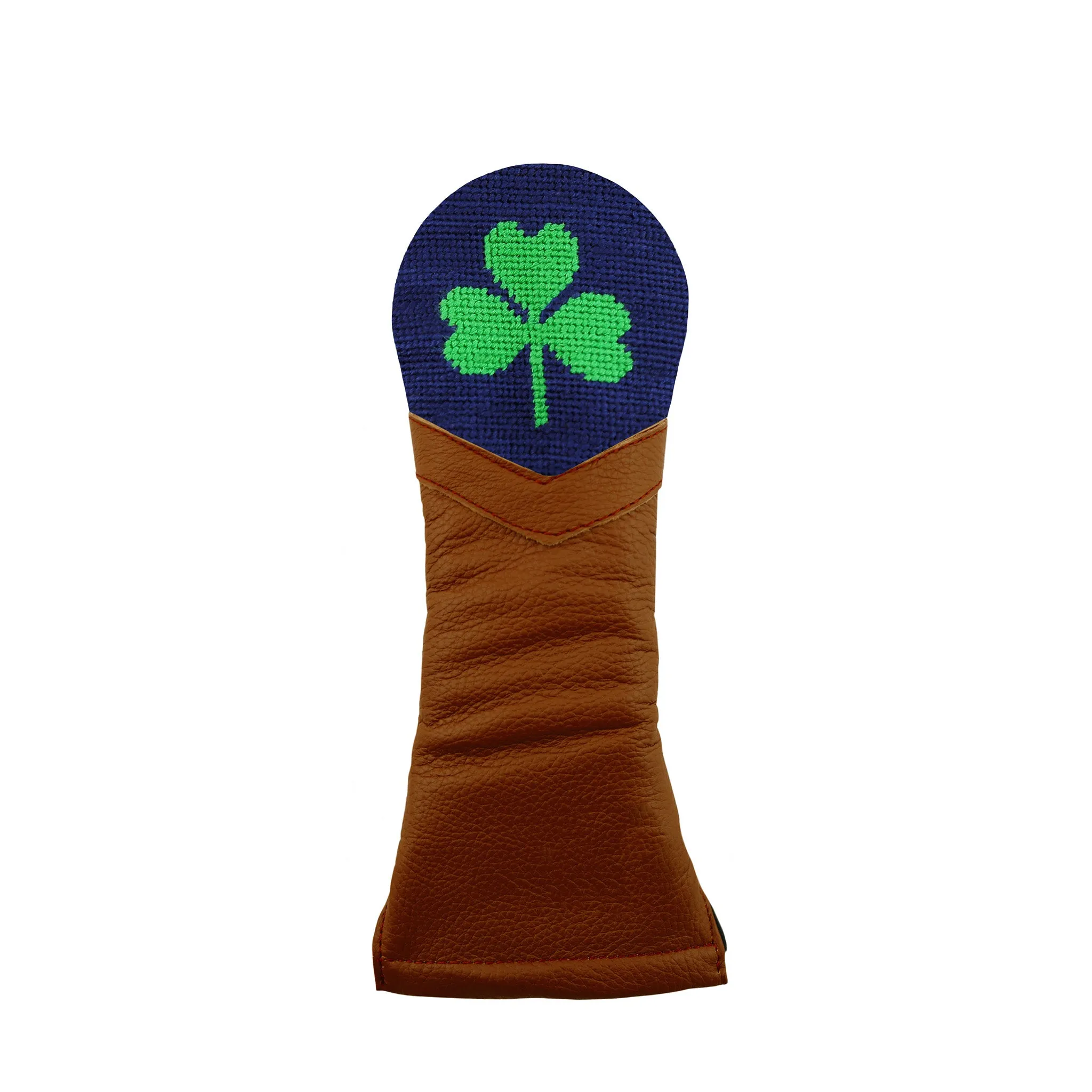 Shamrock Hybrid Headcover (Dark Navy) (Chestnut Leather) sold by Smathers & Branson