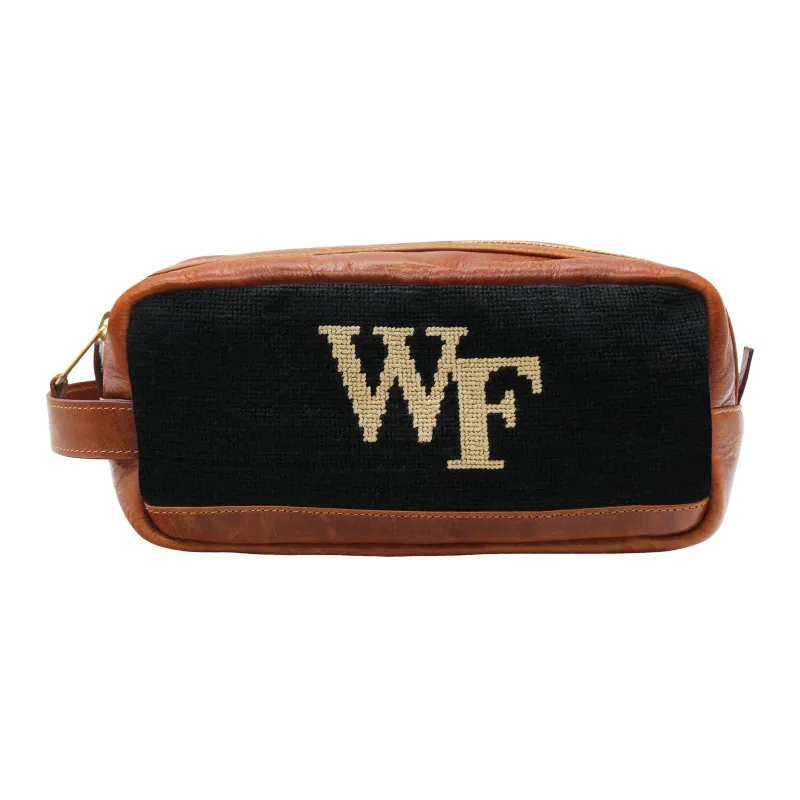 Wake Forest Toiletry Bag (Black) made by Smathers & Branson