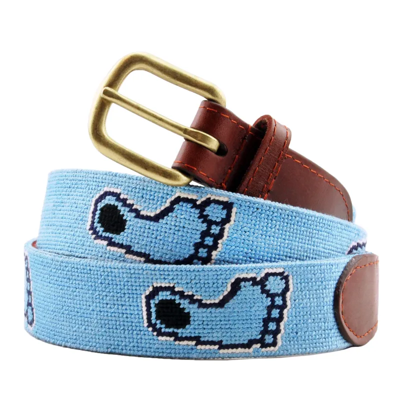 UNC Tarheel Belt (Light Blue) made by Smathers & Branson