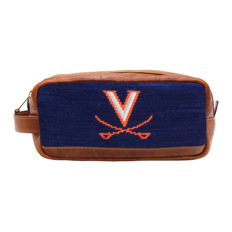 UVA Toiletry Bag (Dark Navy) made by Smathers & Branson