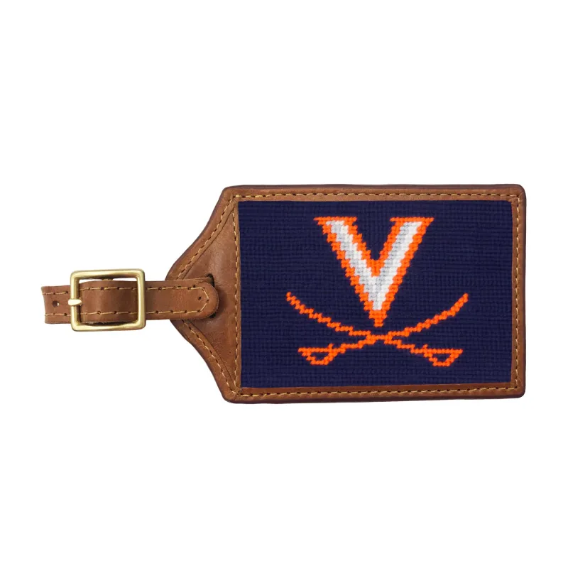 UVA Luggage Tag (Dark Navy) made by Smathers & Branson