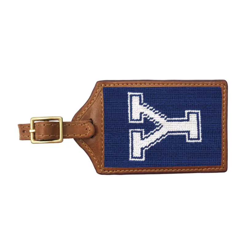 Yale Luggage Tag (Classic Navy) made by Smathers & Branson