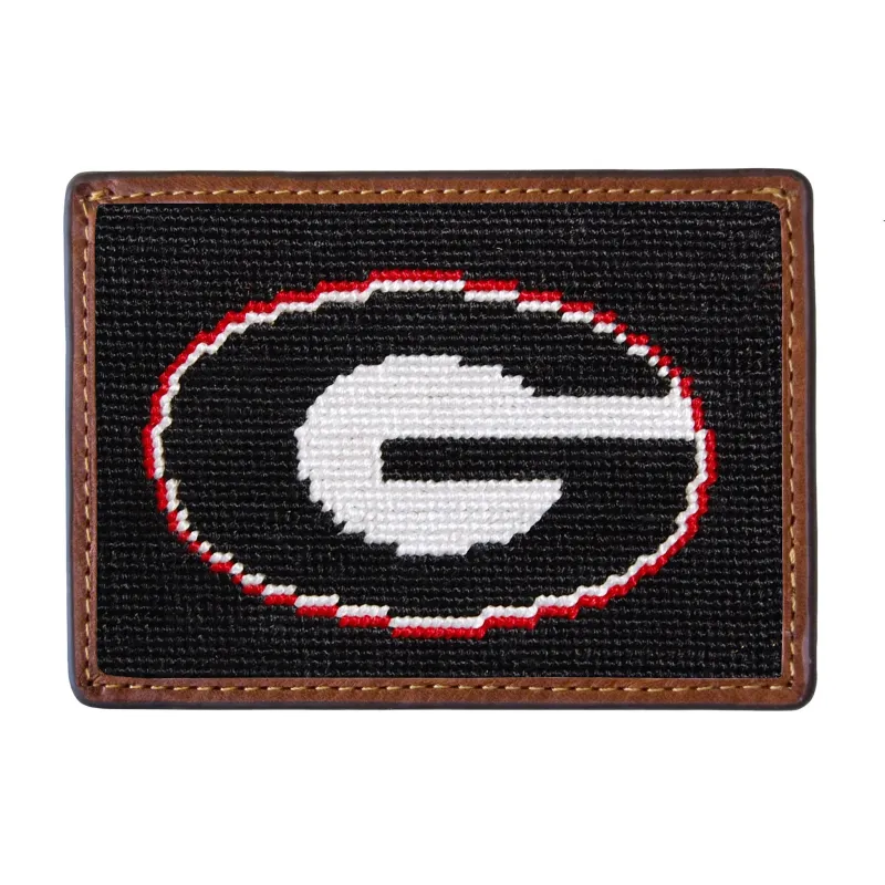 Georgia G Card Wallet (Black) made by Smathers & Branson