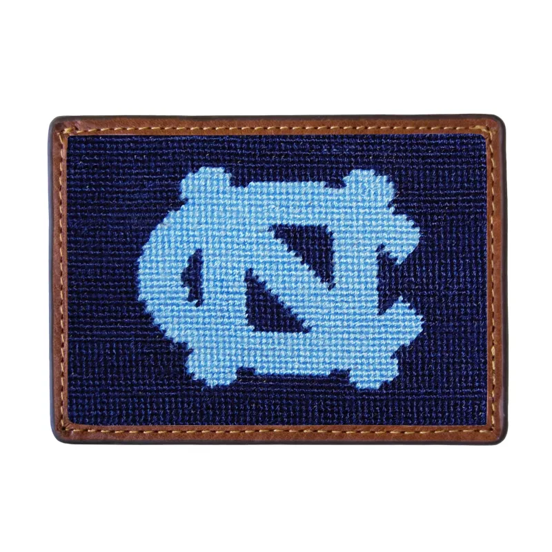 UNC Card Wallet (Dark Navy) made by Smathers & Branson