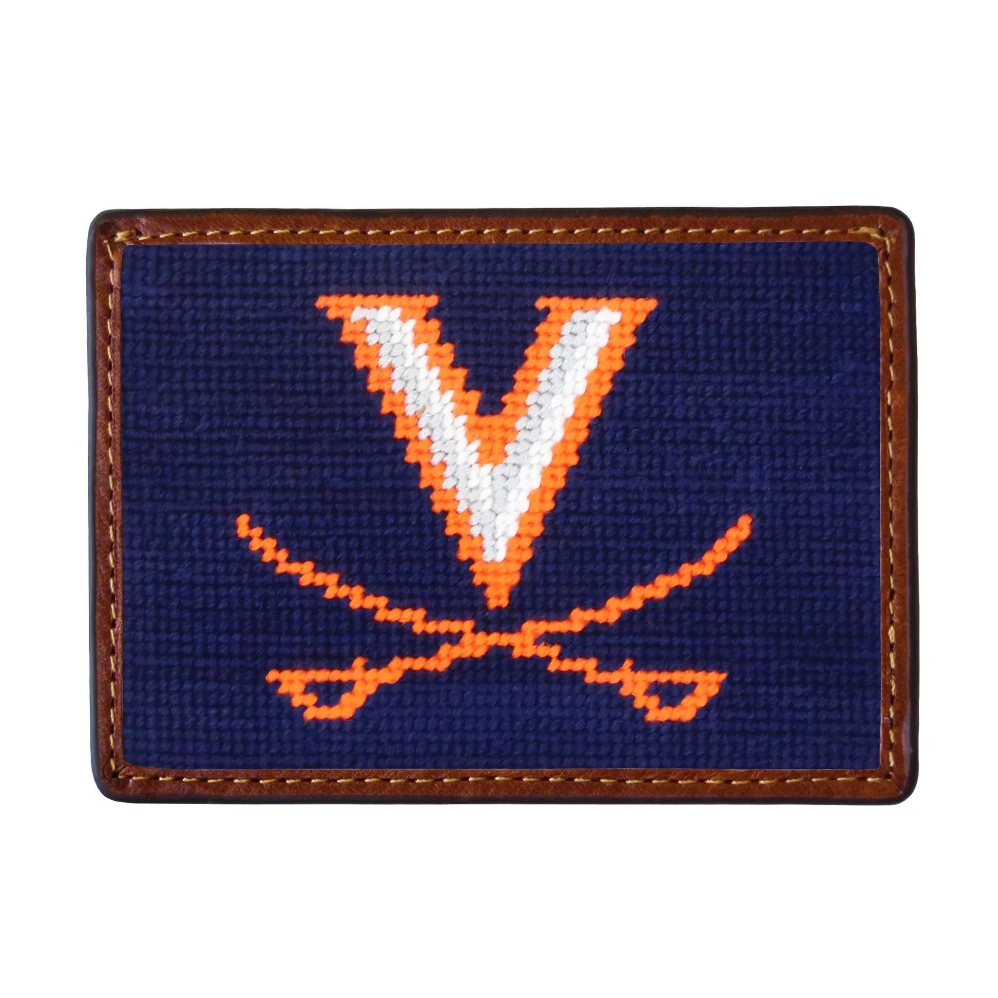 UVA Card Wallet (Dark Navy) sold by Smathers & Branson