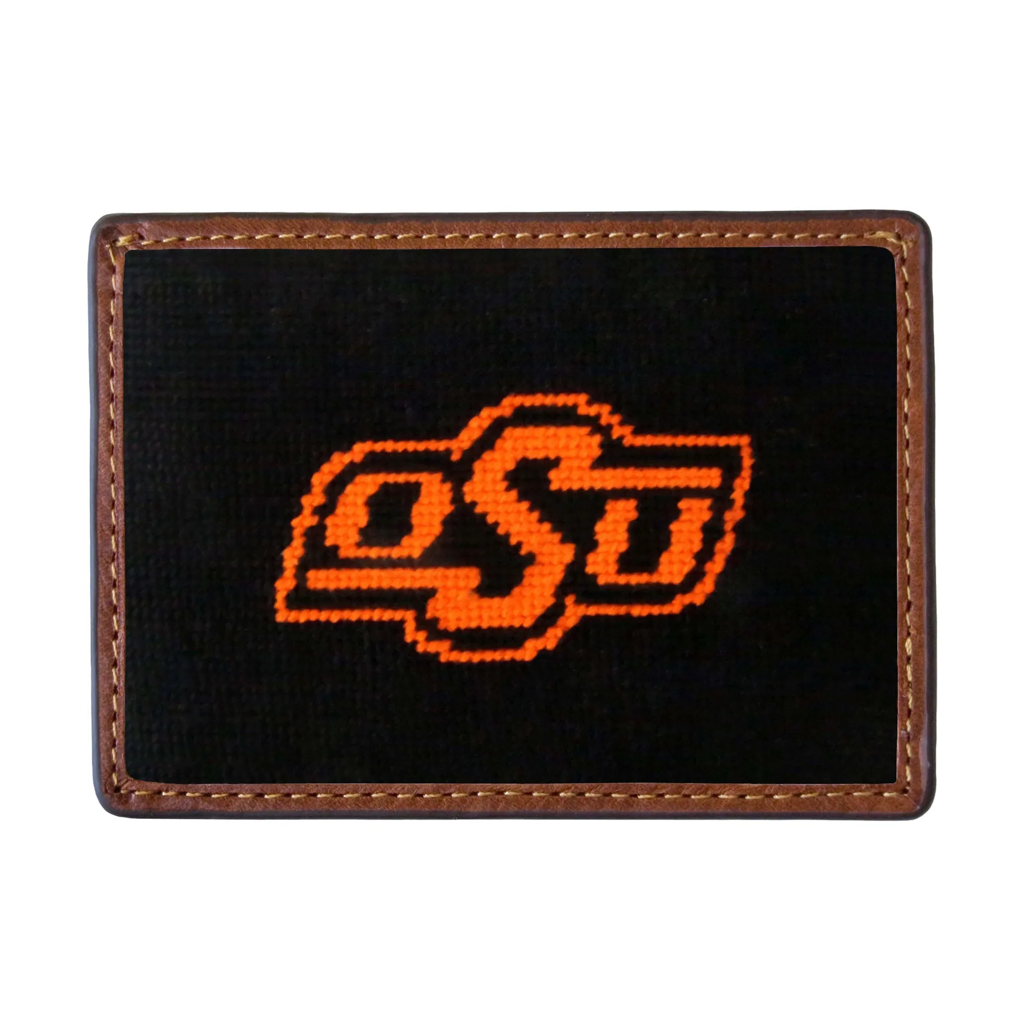 Oklahoma State Card Wallet (Black) sold by Smathers & Branson