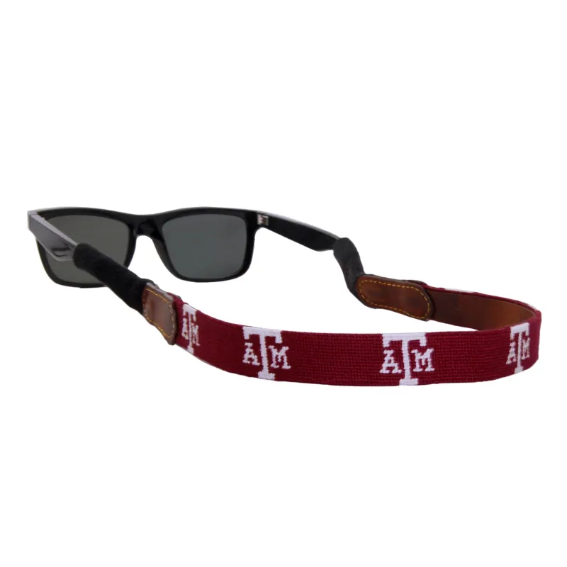 Texas A&M Sunglass Strap (Maroon) made by Smathers & Branson