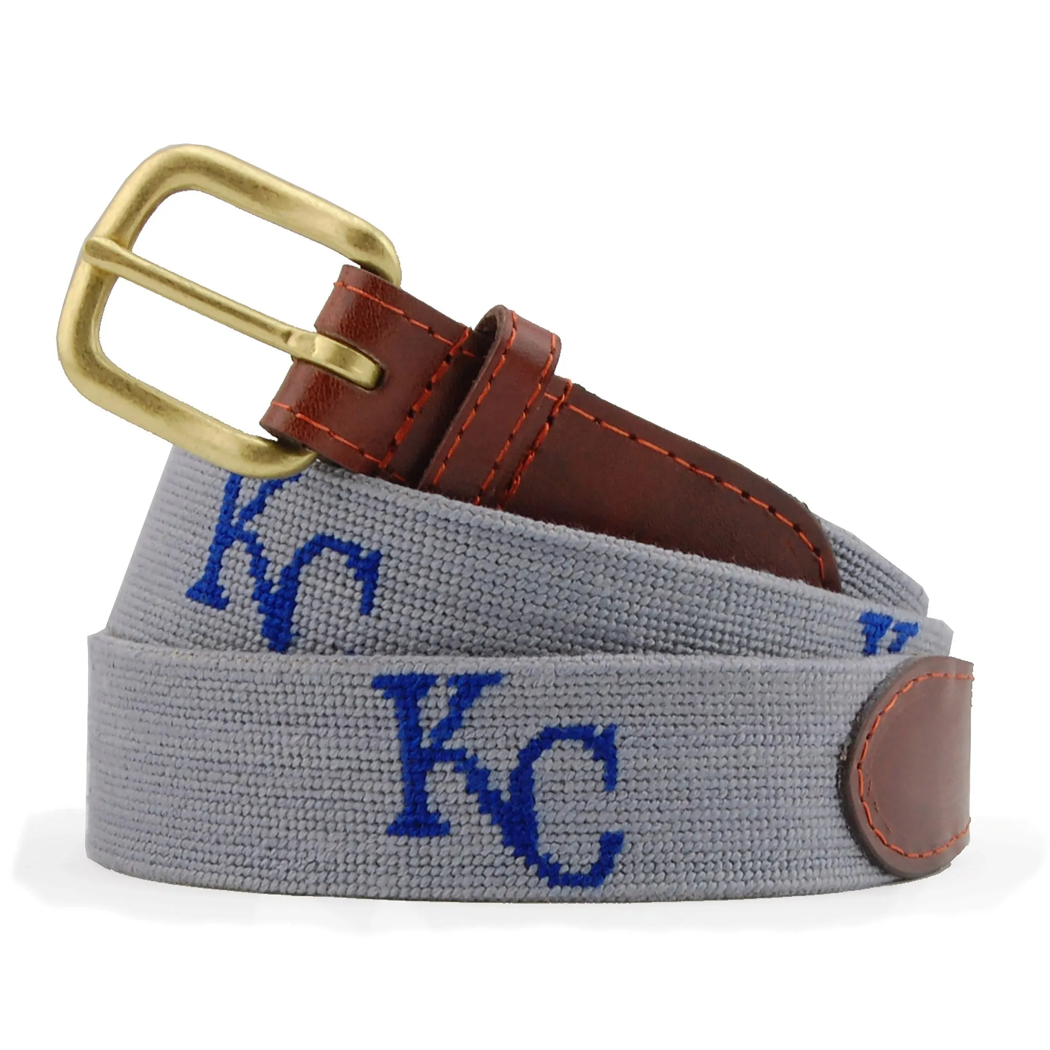 Kansas City Royals Cooperstown Belt (Grey) sold by Smathers & Branson