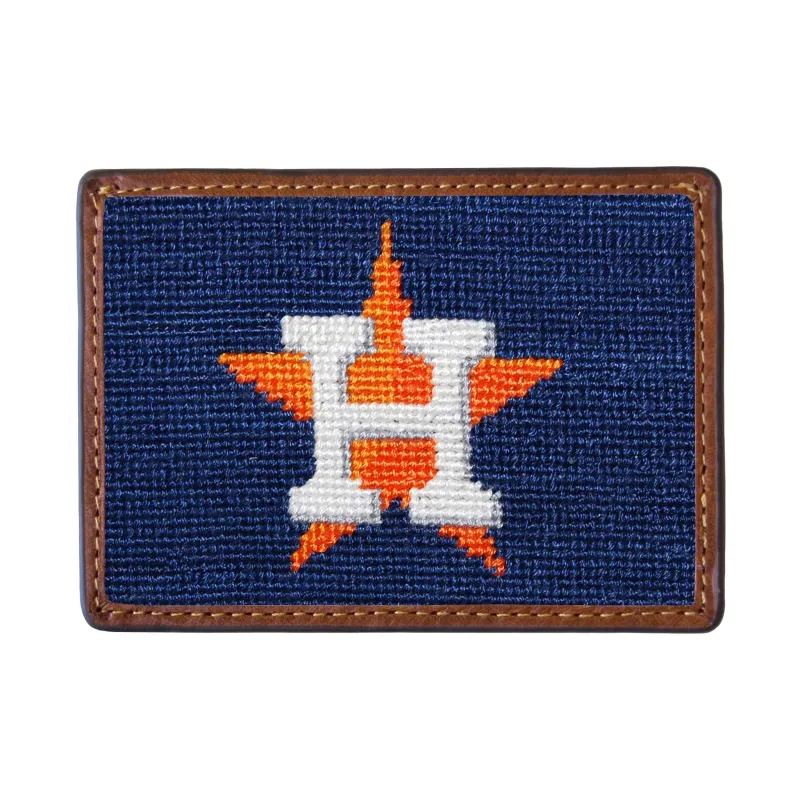 Houston Astros Card Wallet made by Smathers & Branson