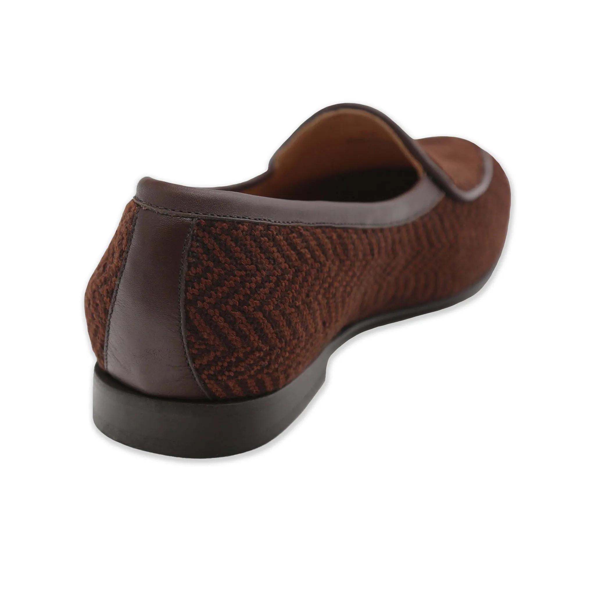 Brown Herringbone Belgian Loafers sold by Smathers & Branson product image thumbnail 4