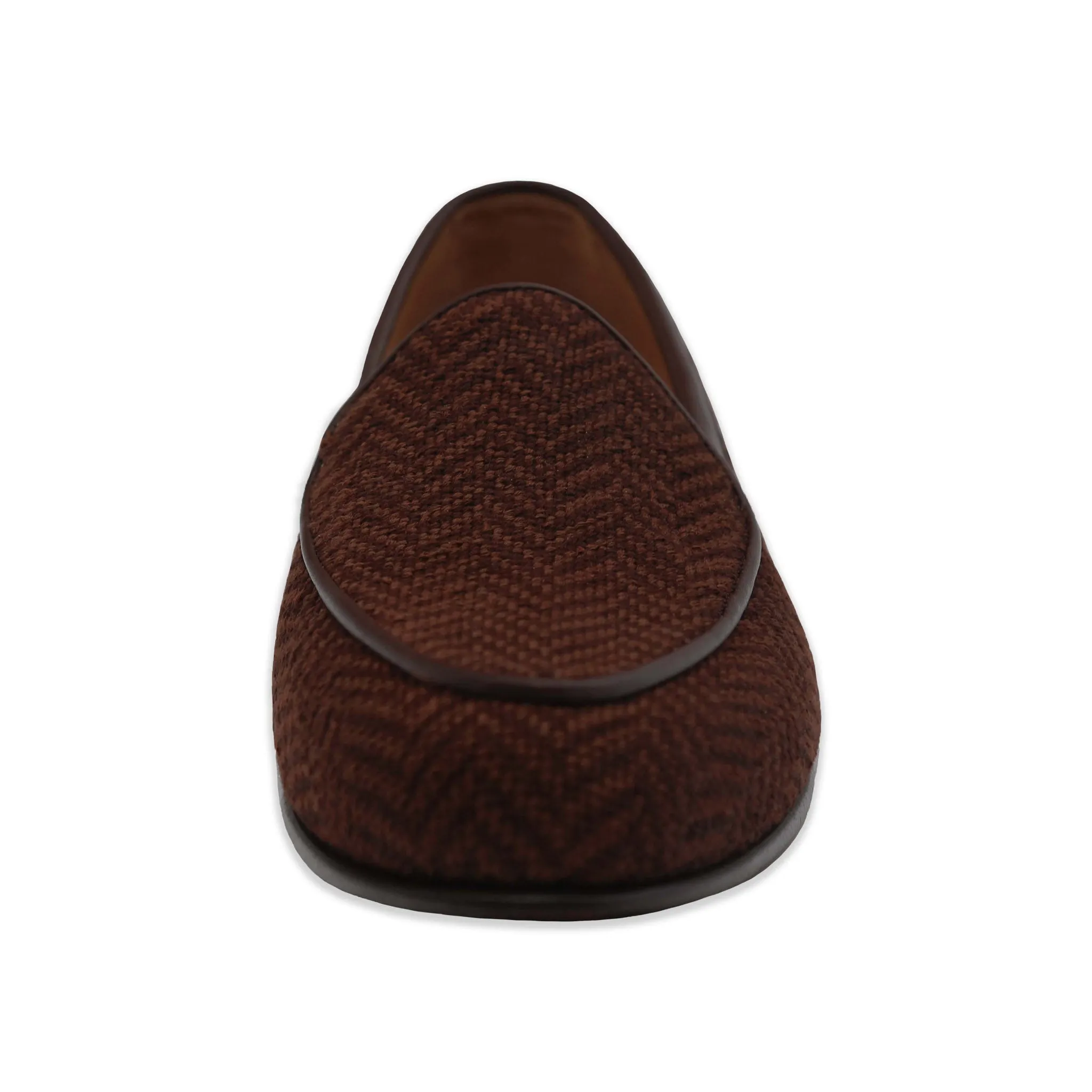 Brown Herringbone Belgian Loafers sold by Smathers & Branson product image thumbnail 2