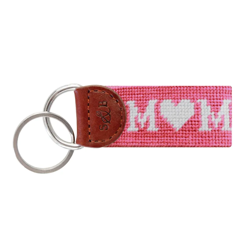 Mom Key Fob (Dark Pink) made by Smathers & Branson
