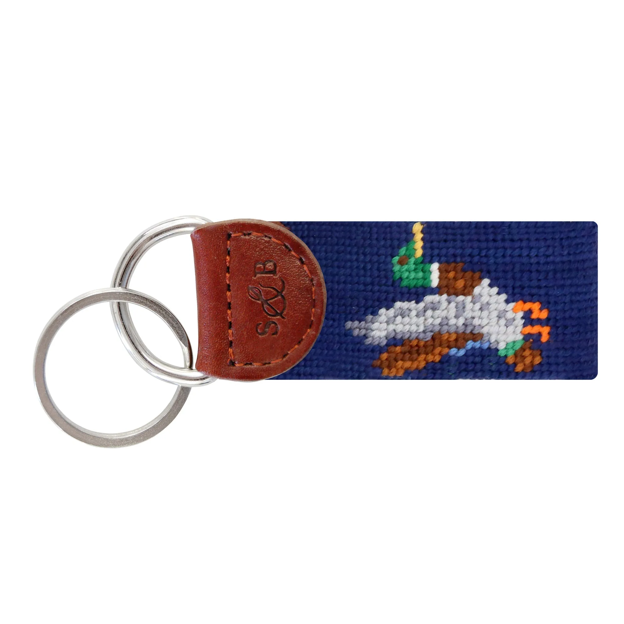 Mallard Key Fob (Classic Navy) sold by Smathers & Branson