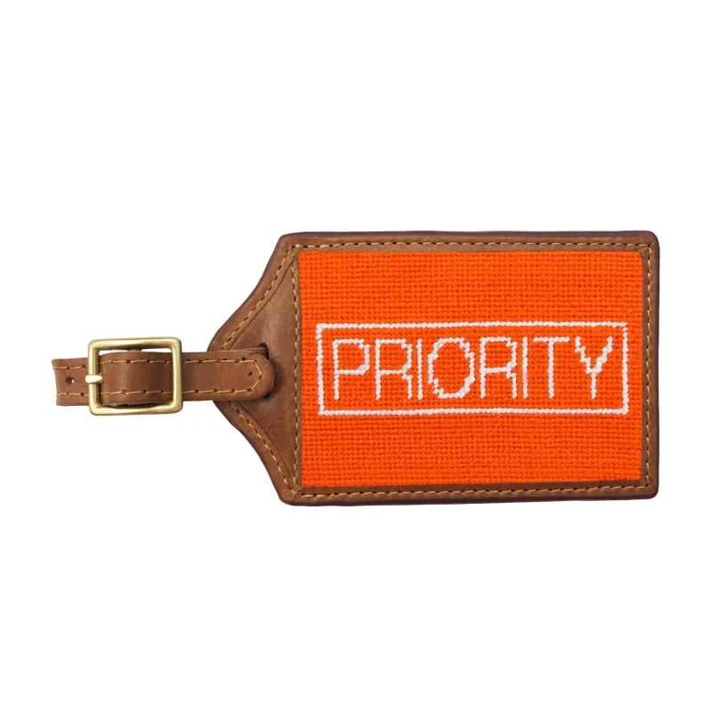Priority Luggage Tag (Orange) made by Smathers & Branson