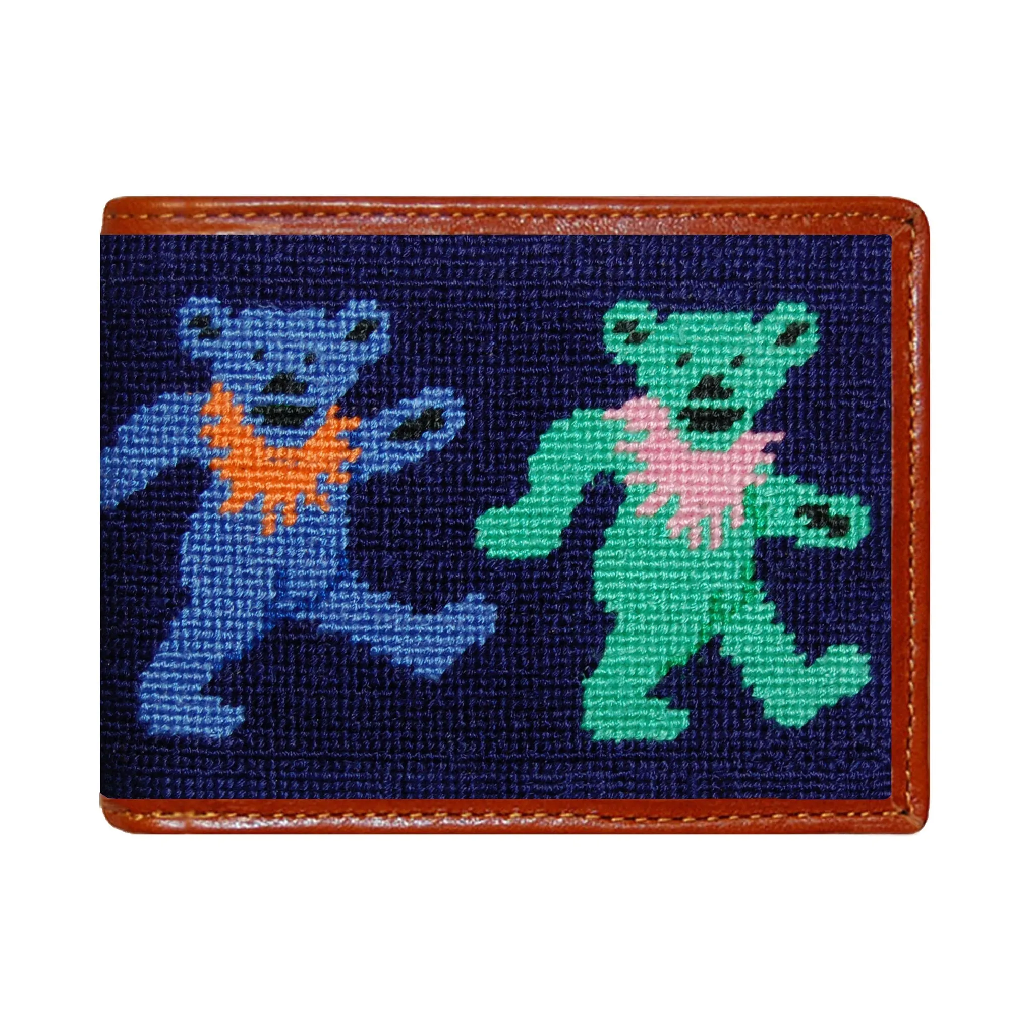 Dancing Bears Wallet (Dark Navy) sold by Smathers & Branson