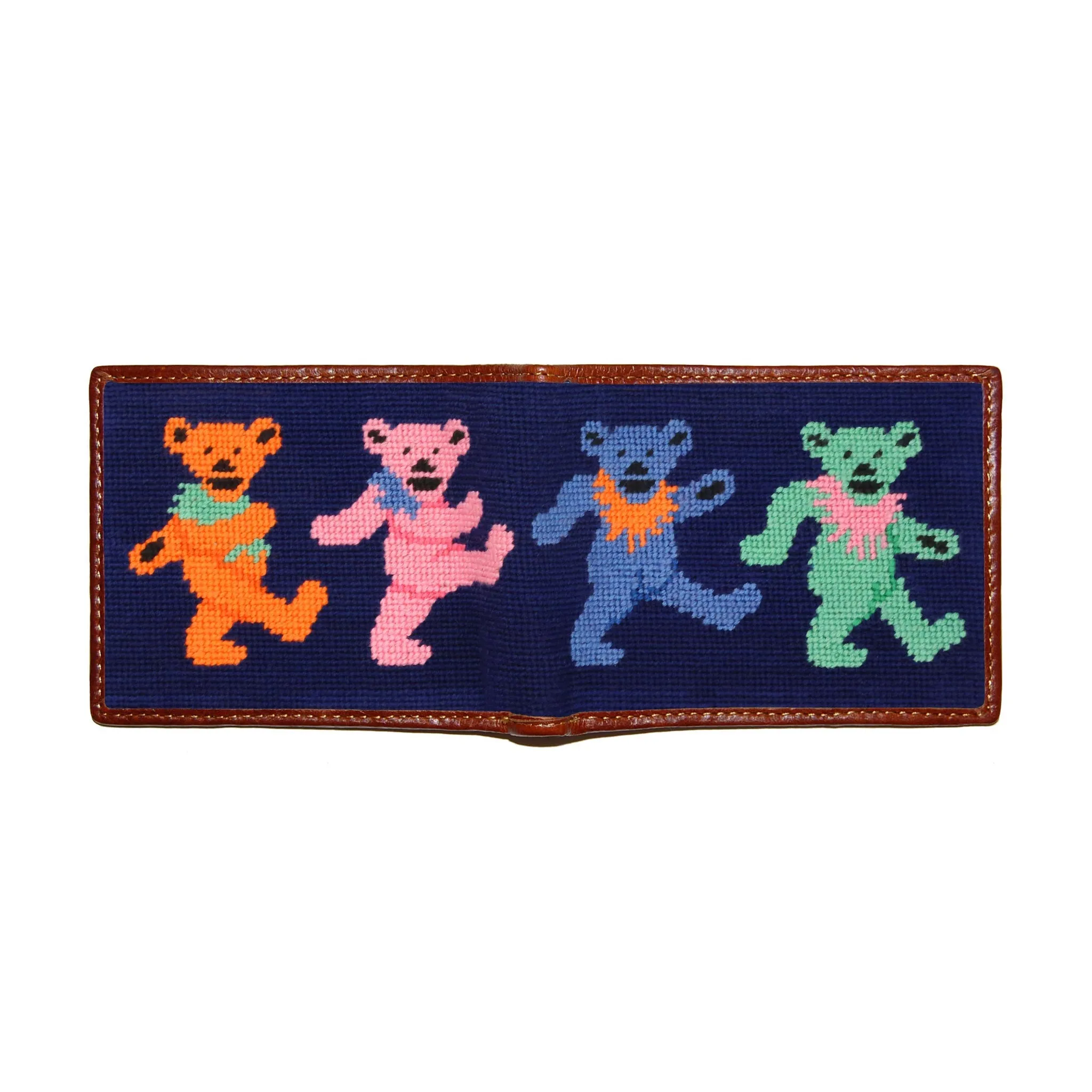 Dancing Bears Wallet (Dark Navy) sold by Smathers & Branson product image thumbnail 2