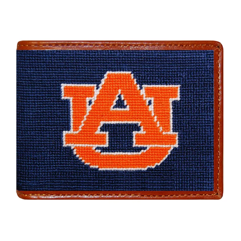 Auburn Wallet (Dark Navy) made by Smathers & Branson