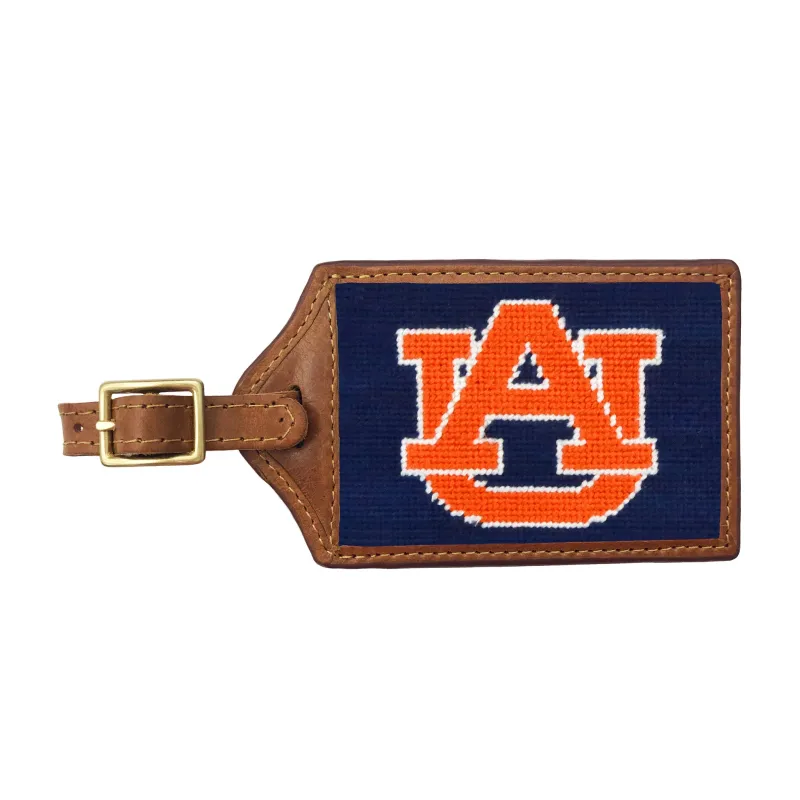 Auburn Luggage Tag (Dark Navy) made by Smathers & Branson