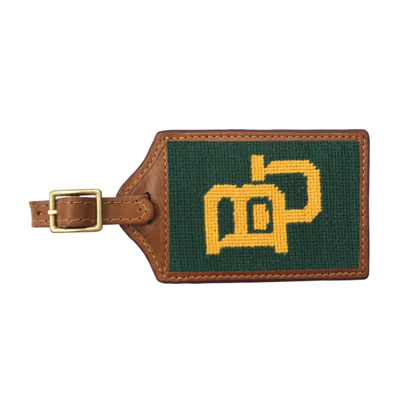 Baylor Luggage Tag (Dark Pine) made by Smathers & Branson