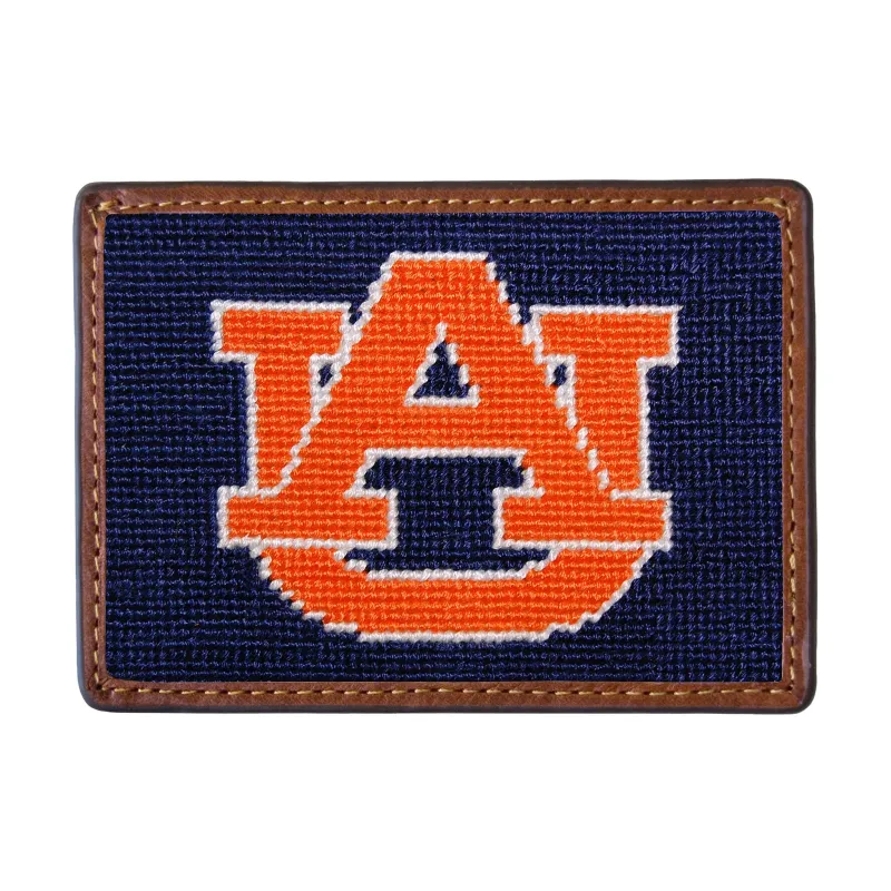 Auburn Card Wallet (Dark Navy) made by Smathers & Branson
