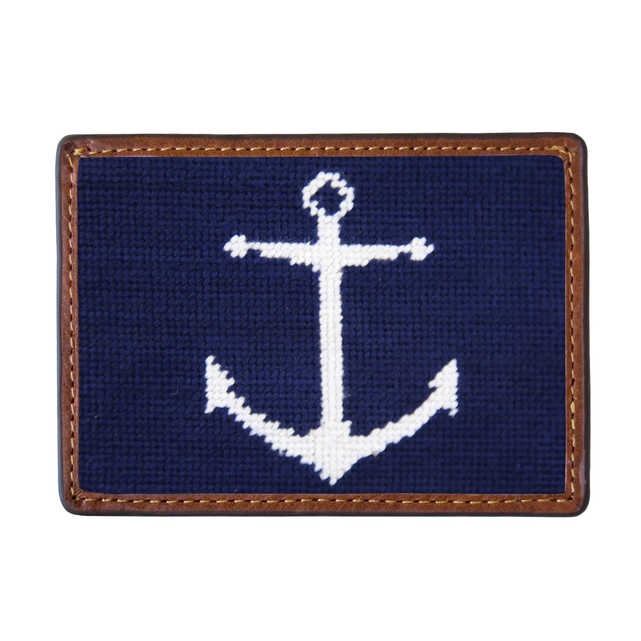 Anchor Card Wallet (Dark Navy) sold by Smathers & Branson