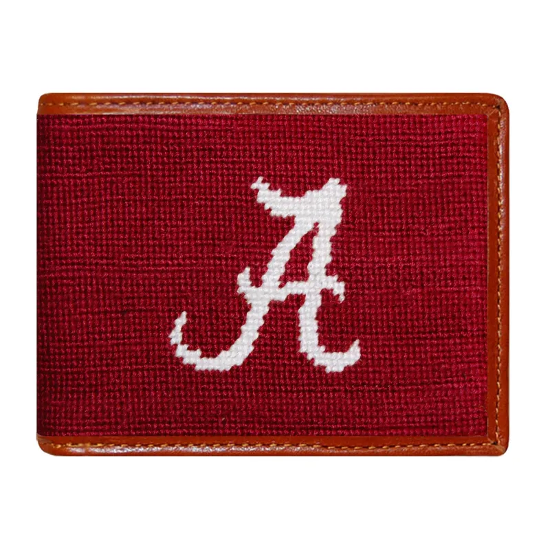 Alabama Wallet (Garnet) made by Smathers & Branson