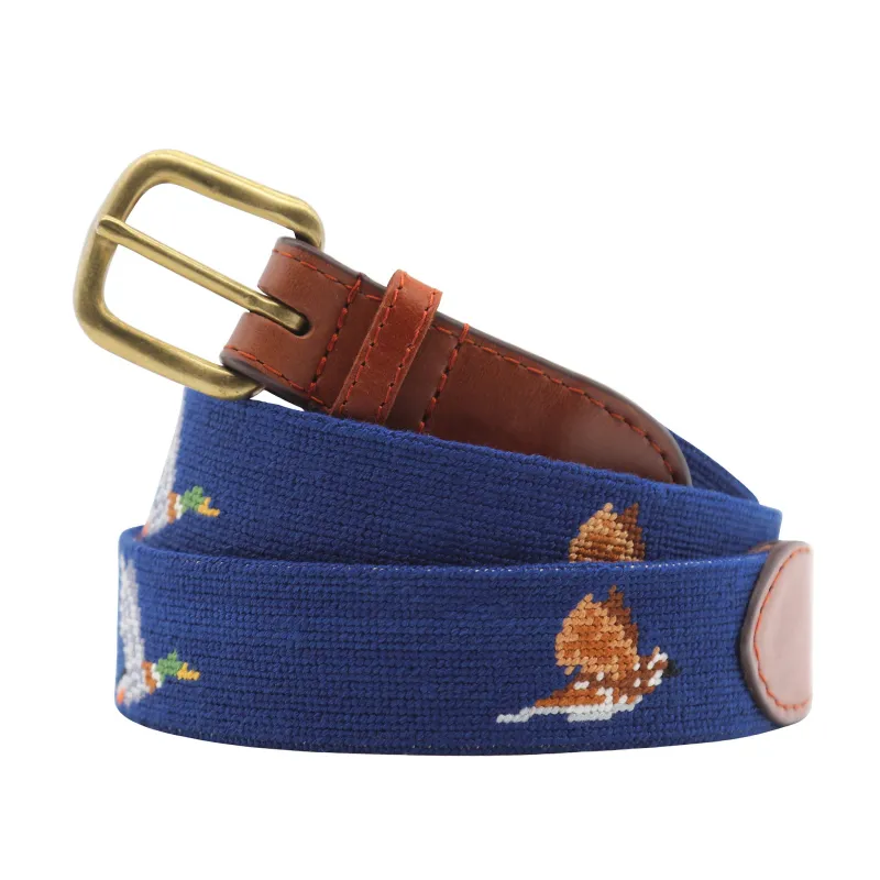 Game Birds Belt (Classic Navy) made by Smathers & Branson