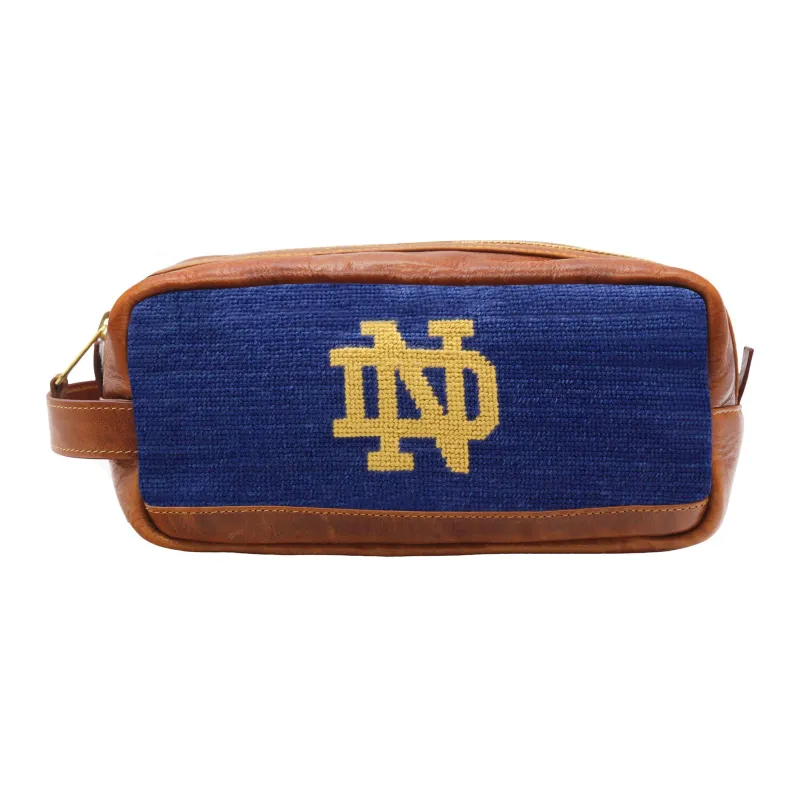 Notre Dame ND Toiletry Bag (Classic Navy) made by Smathers & Branson