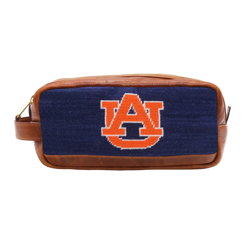 Auburn Toiletry Bag (Dark Navy) made by Smathers & Branson