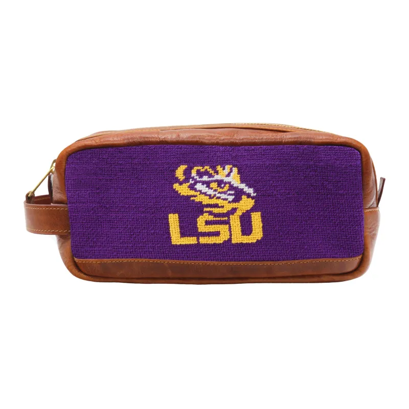 LSU Toiletry Bag (Purple) made by Smathers & Branson