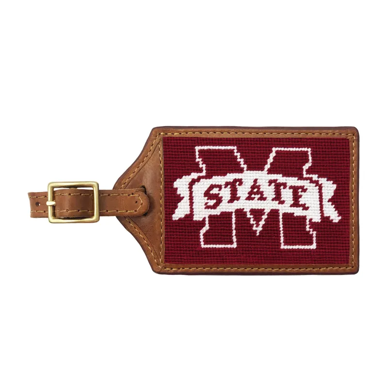 Mississippi State Luggage Tag (Maroon) made by Smathers & Branson