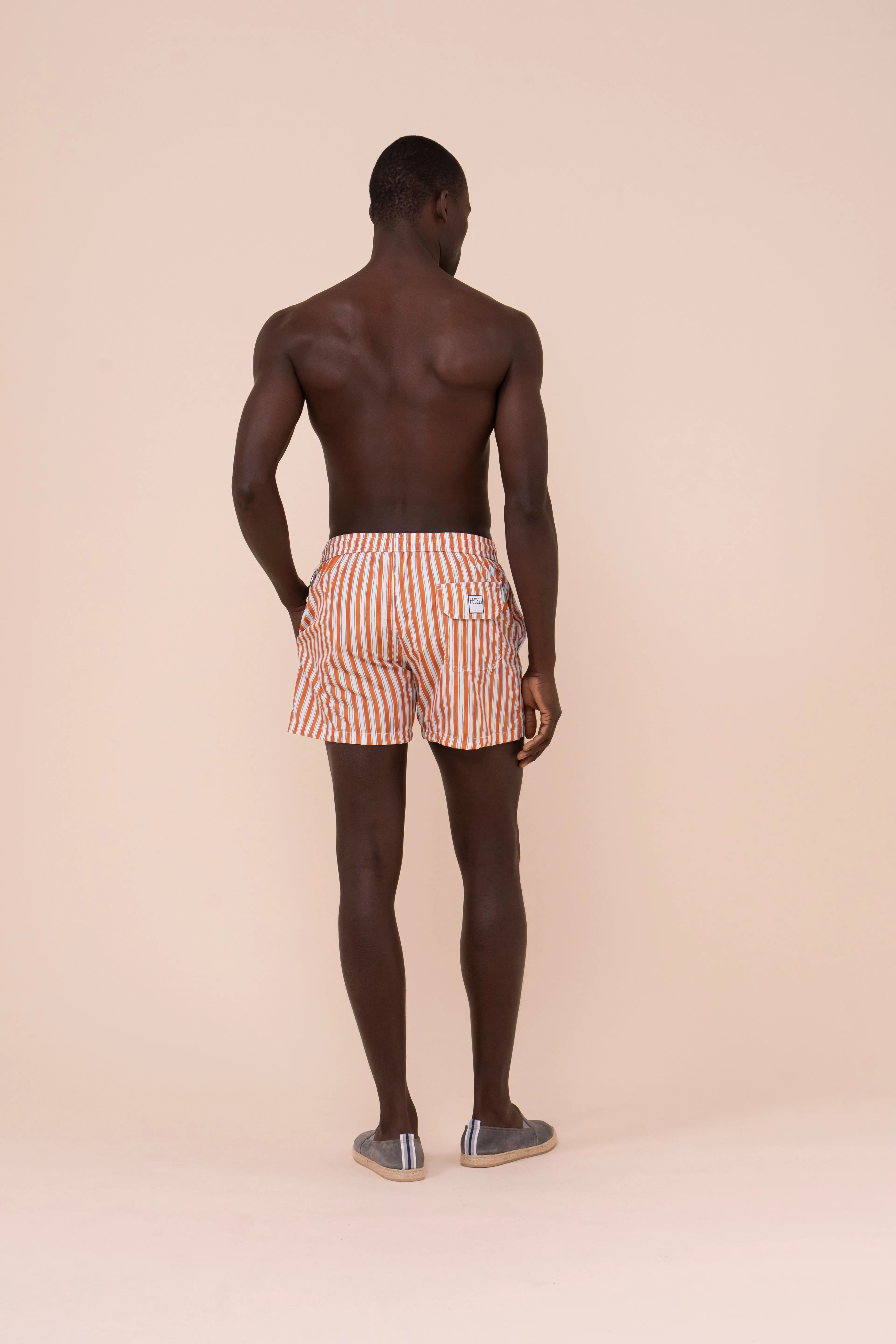Madeira - The Sustainable Swim Trunks - Riviera Stripe Pattern sold by Fedeli product image thumbnail 3