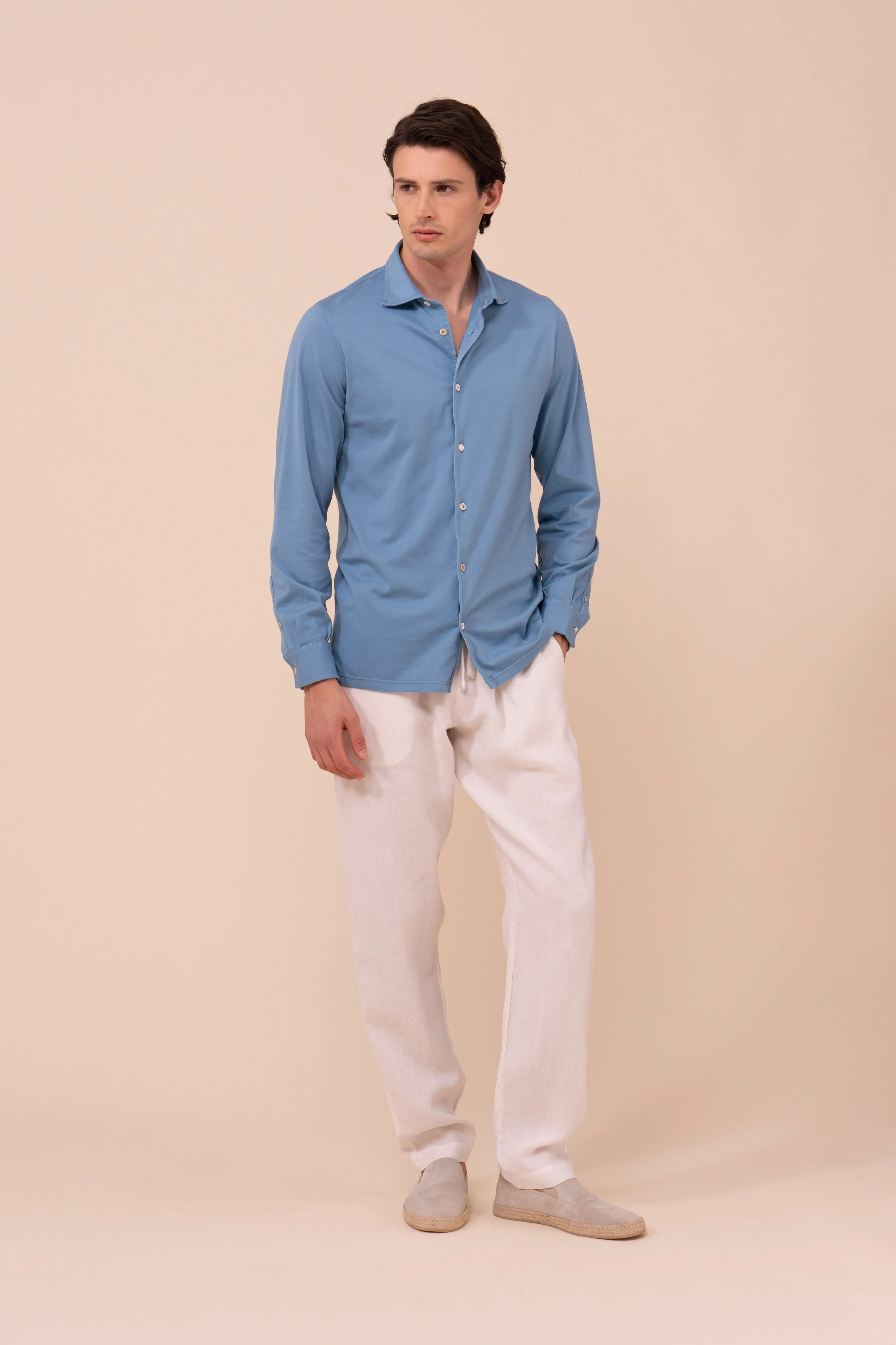 Jason Giza Organic Cotton Long Sleeve Shirt sold by Fedeli product image thumbnail 2