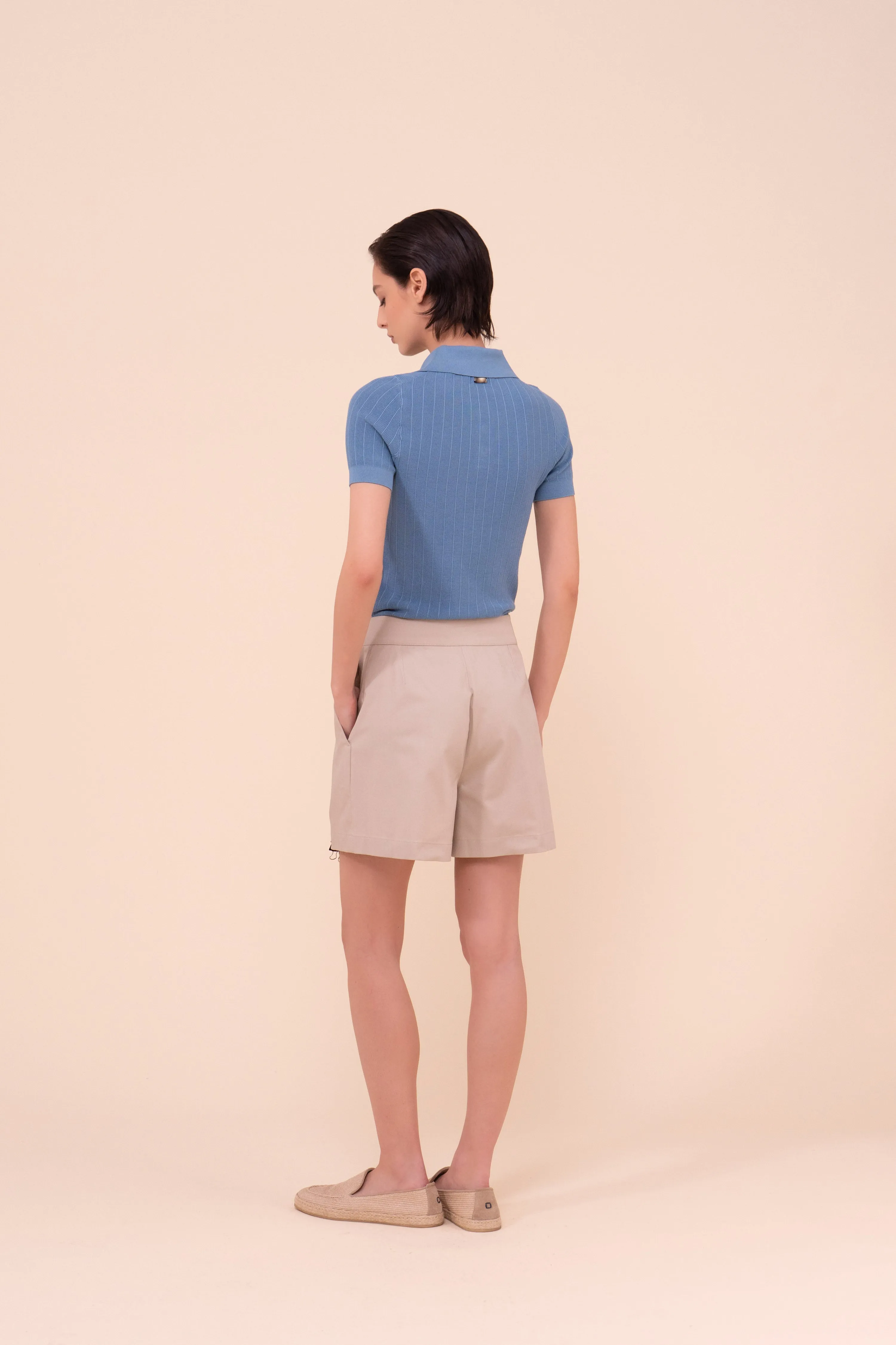 Koons Dusty Cotton Knit Polo sold by Fedeli product image thumbnail 3