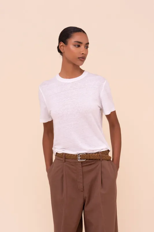 Extreme Linen Flex Short Sleeve T-Shirt made by Fedeli