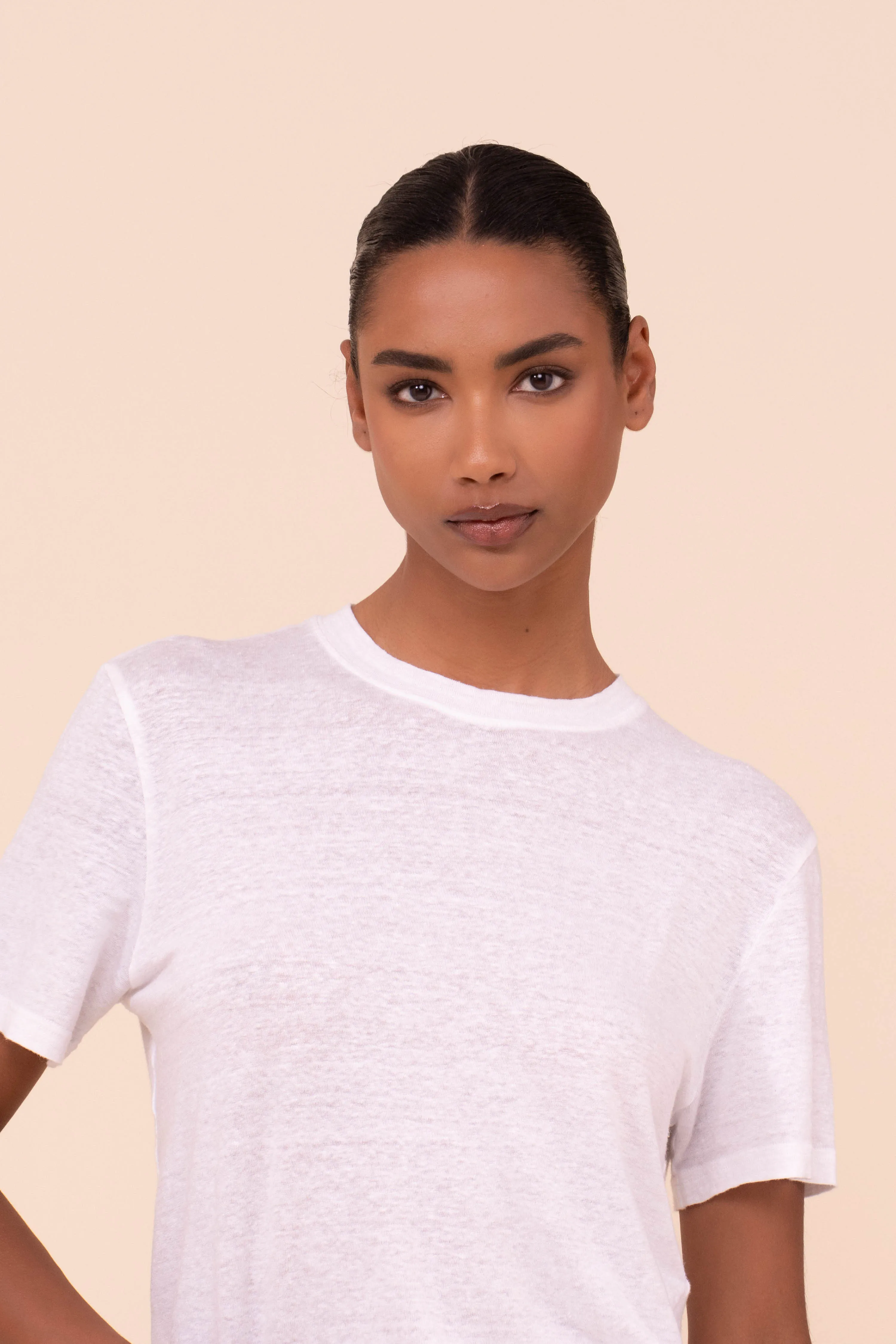 Extreme Linen Flex Short Sleeve T-Shirt sold by Fedeli product image thumbnail 4