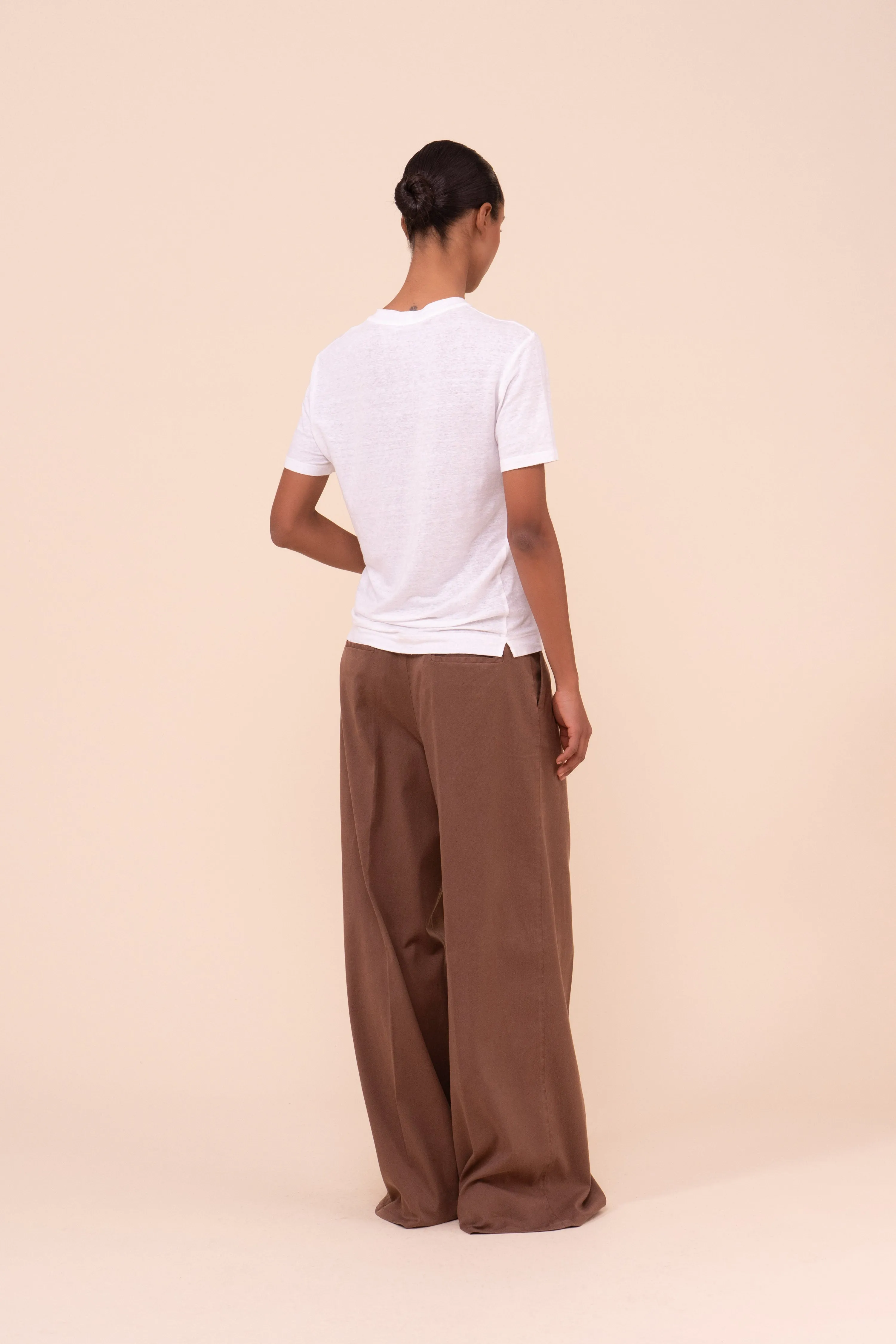 Extreme Linen Flex Short Sleeve T-Shirt sold by Fedeli product image thumbnail 3